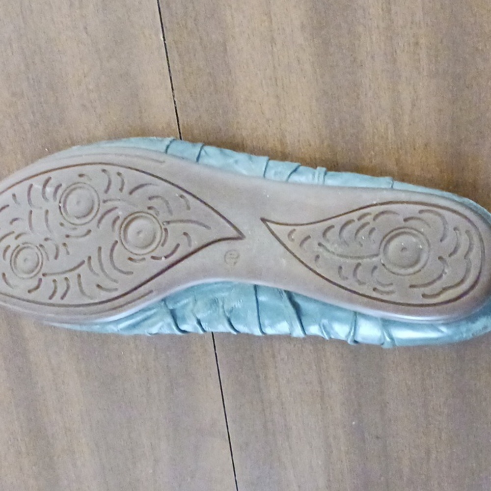 Lemon N Lime Shoe Flats Green Bow Beads Size 9 Romania Casual - Picture 10 of 12